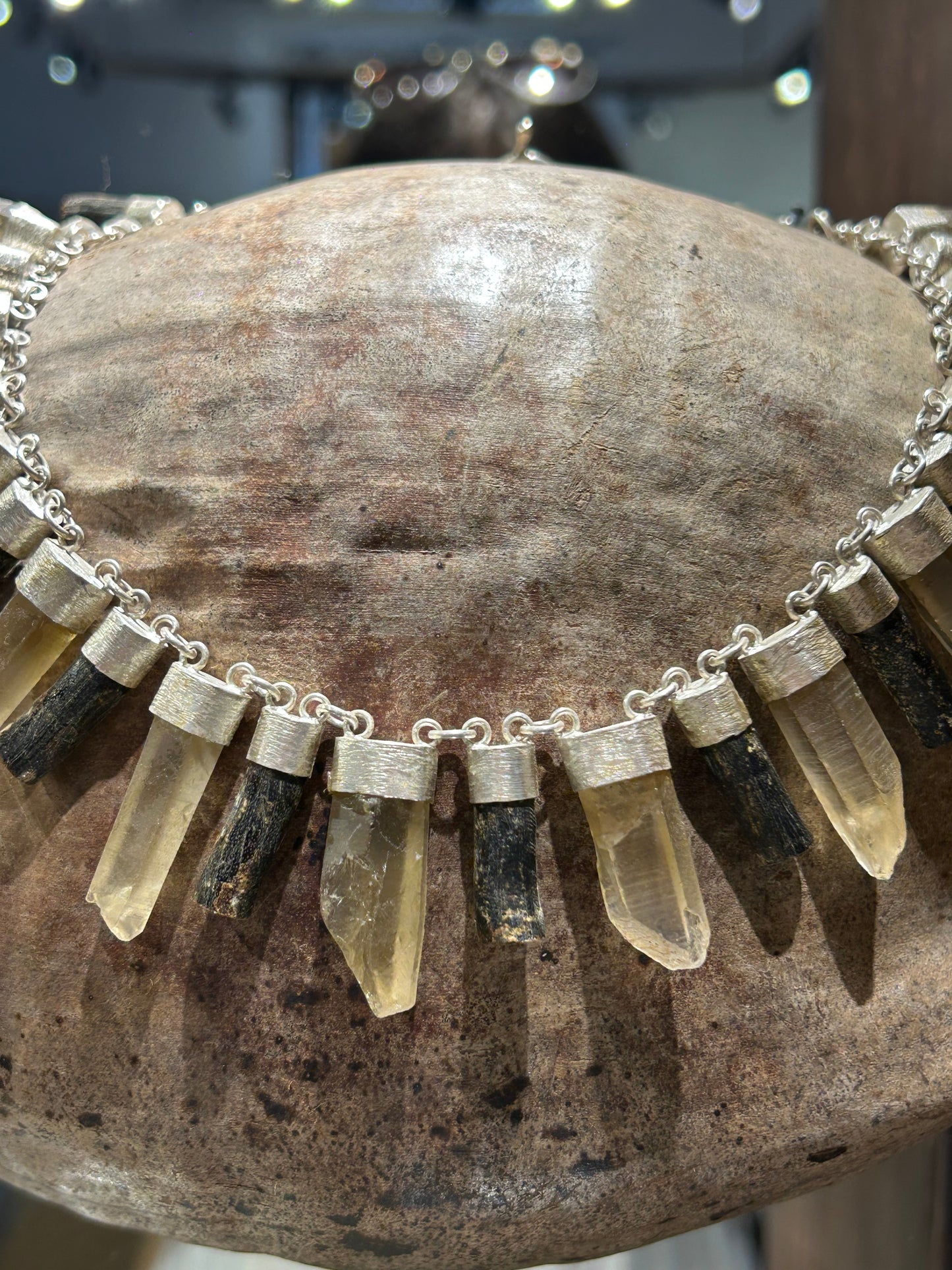 Golden Shadow Necklace