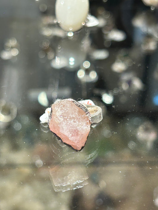 Roze Quarts Ring
